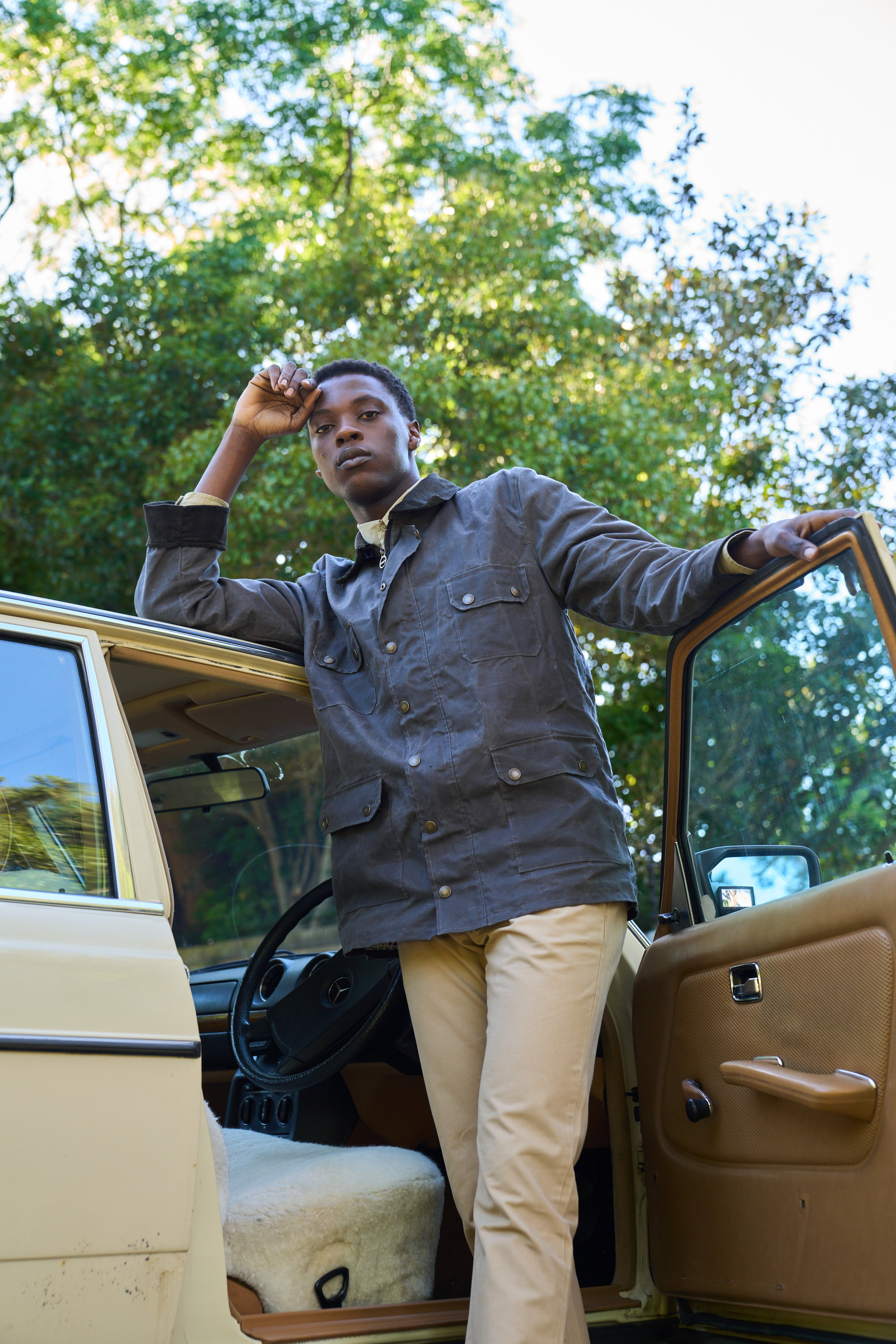 Charlie | Handmade Waxed Canvas Jacket – mybombabag Charlie | Handmade Waxed Canvas Jacket – mybombabag
