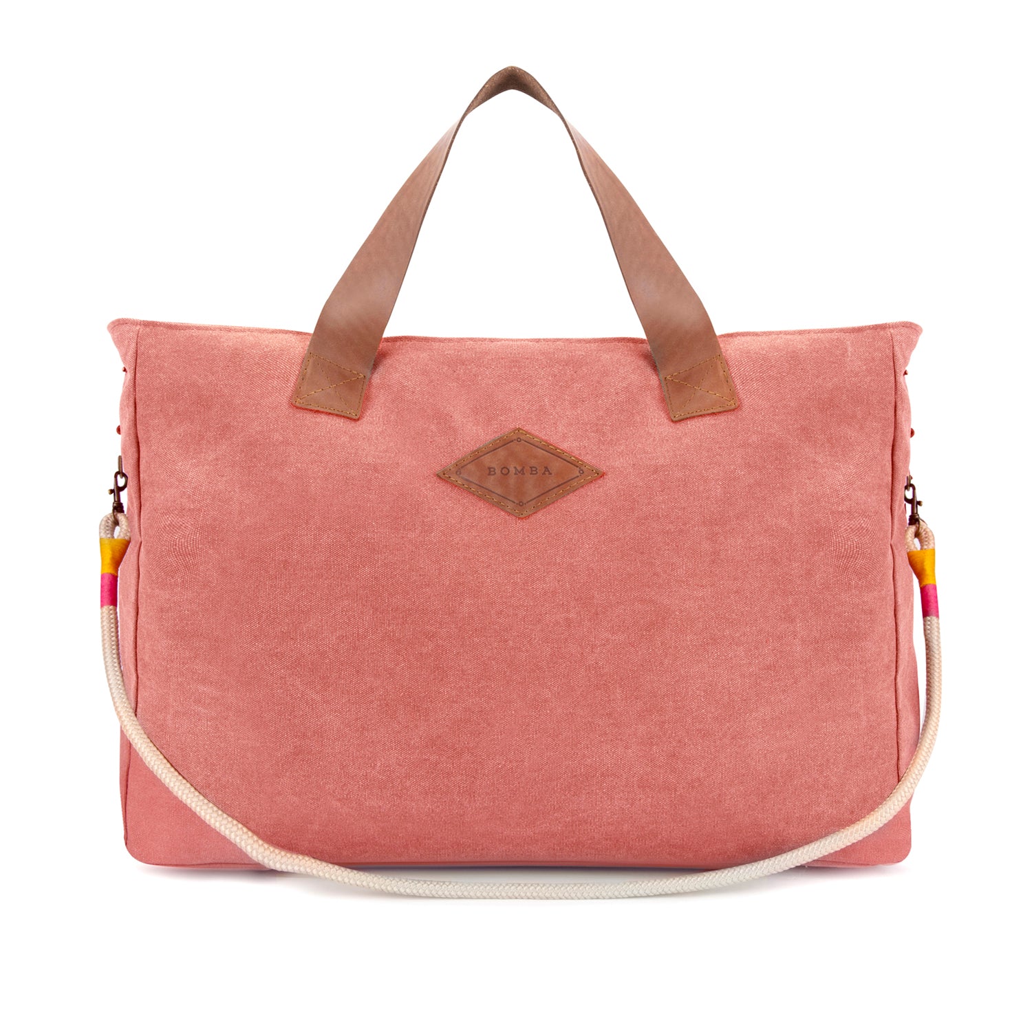 Betty Bag large canvas tote in pink
