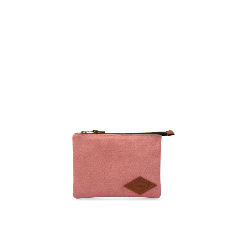 Small canvas pouch in pink